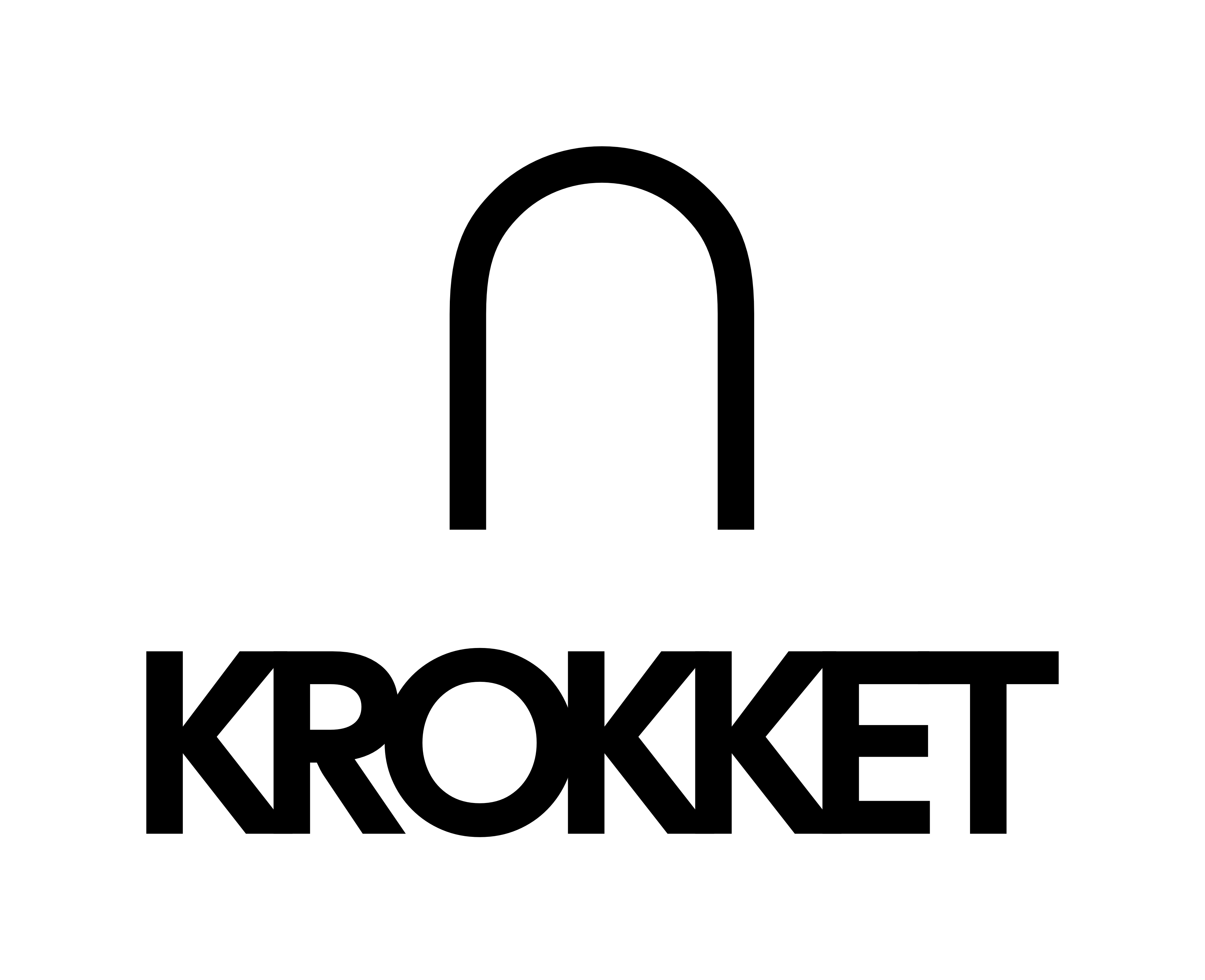 Krokket vertical logo